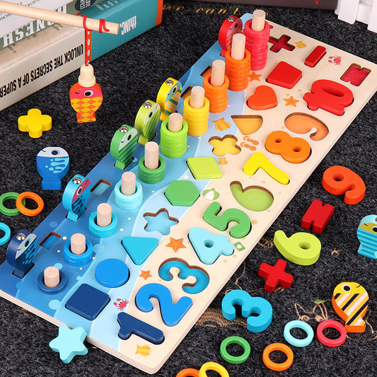 Montessori lekbräda i trä